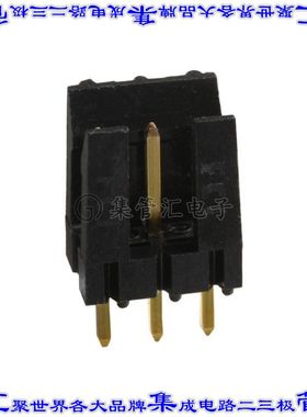 69167-103 针座连接器3POS接头2.54mm公形插针通孔直针镀金