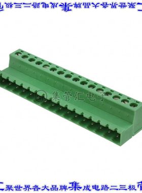 1786310 端子块连接器16POS插头公引脚5.08mm绿色自由悬挂