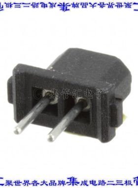 M80-8400242 针座连接器2POS插座2mm母形插口通孔直针镀金