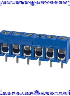 OSTTC060162 线对板连接器6POS接线端子5mm通孔水平带板