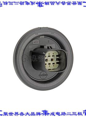 348403430 0348403430矩形连接器外壳6POS插头2排3.5mm公形引脚灰