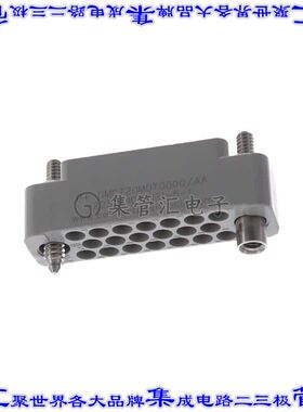 GMCT20M0T0000/AA 矩形连接器外壳20POS插头3排3.81mm公形引脚灰