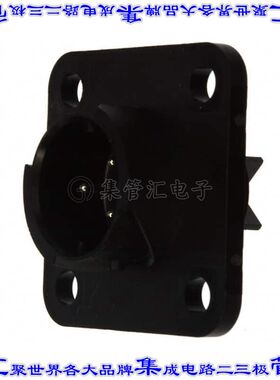 JN1AS04MK1 圆形连接器4(3+PE)插座公形引脚焊杯银面板安装