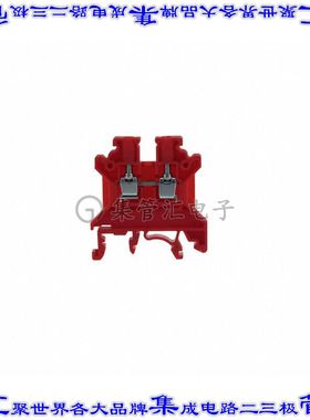 CTS4U-N/R 端子块连接器2POS馈通式6.0mm红色10-22AWG