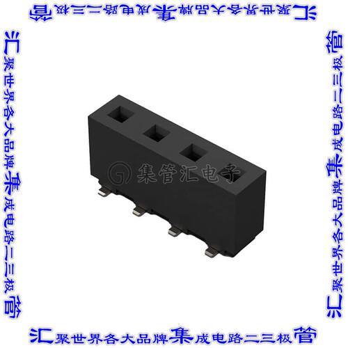 BK015-04-C-E 针座连接器4POS插座5.08mm母形插口表贴SMD锡