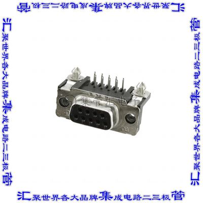 5788796-2 连接器9POS插座母插口2排D-Sub通孔直角