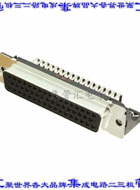 9665526615 09665526615连接器50POS插座母插口3排D-Sub通孔直角