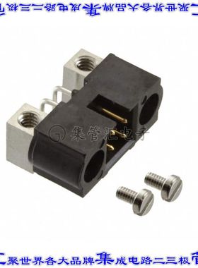 M80-5400442 针座连接器4POS接头2排2mm公形插针通孔直角镀金