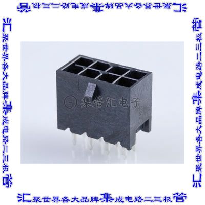 2068322001 针座连接器20POS接头2排3mm公形插针通孔直针锡