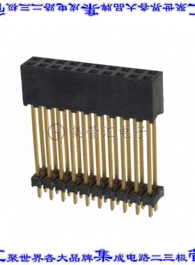 ESQT-110-02-G-D-760 针座连接器20POS插座2排2mm叉状通孔直针镀