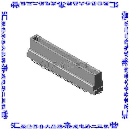 MA01R090VADBR500 板对板连接器90POS插座外罩触点2排0.64mm表贴S