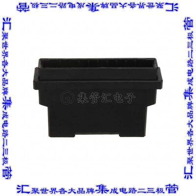 1-177648-8 矩形连接器外壳10POS插头3.81mm公形引脚黑色自由悬挂