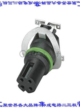 1068454 圆形连接器4POS插件母插口焊接镀金表面贴装