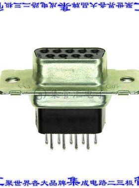 205734-7 连接器9POS插座母插口2排D-Sub通孔