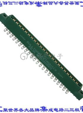 ACM22DSEH 卡边缘连接器44POS母头2排3.96mm绿色镀金