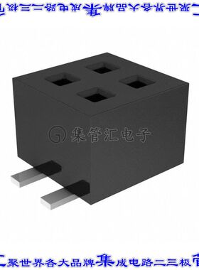 CLP-102-02-F-D-BE 针座连接器4POS插座2排1.27mm母形插口表贴SMD