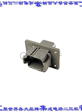 DT04-08PA-L012 矩形连接器外壳8POS插座2排公形引脚灰色面板安装