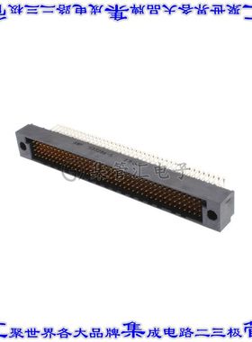 533286-5 背板连接器160POS接头公引脚4排2.54mm通孔直角黑色