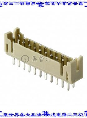2-1470109-2 针座连接器22POS接头2排2mm公形插针通孔直针锡