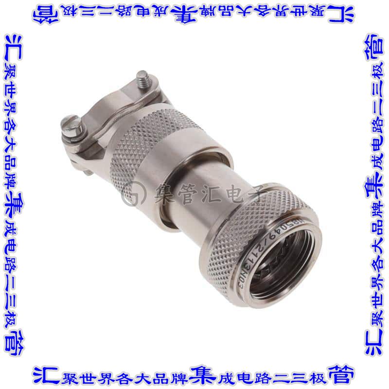 A850492113N03 接插件连接器CONN BACKSH W/CLMP SZ13 C SIL