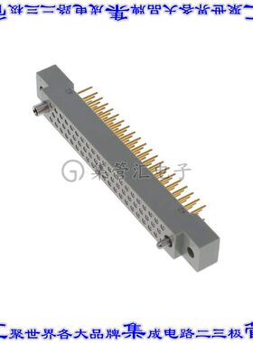 WG62SAD11SY 背板连接器62POS插座母插口3排2.54mm通孔