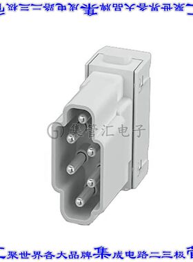 1424225 连接器6POS模块公头按进式