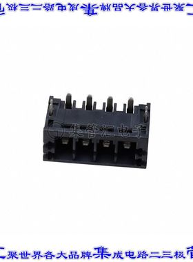2336490-4 针座连接器4POS接头5mm公形插针通孔直角锡