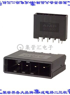 2-917338-3 针座连接器4POS接头5.08mm公形插针通孔直针镀金