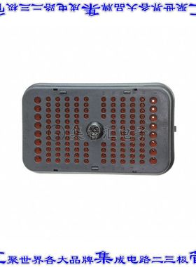 DRB12-128PAE-L018 矩形连接器外壳128POS插座公形引脚黑色自由悬