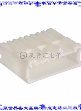 316092-1 矩形连接器外壳8POS插座2.5mm公形引脚天然色自由悬挂