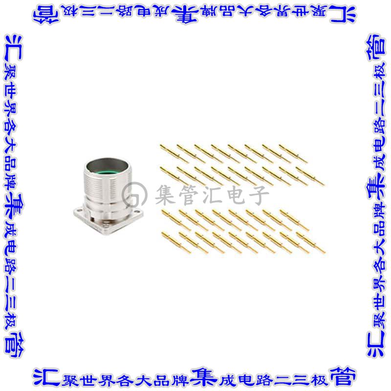 MA2LAE1700-KIT 圆形连接器17POS插座公形引脚压接镀金面板安装