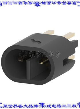 776310-1 针座连接器2POS接头6mm公形插针通孔直针镀金