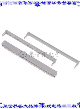 86130643130345E1LF 矩形连接器64POS插座2排2.54mm母插口灰色IDC