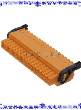 1376050000 端子块连接器36POS插头母插口3.5mm橙色自由悬挂