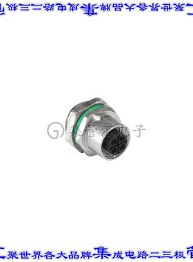 PXMBNI12RPF05LFLM16001 圆形连接器5POS插头母插口导线引线镀金