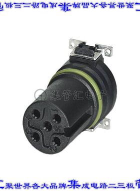 1411935 圆形连接器4POS插件母插口焊接镀金表面贴装