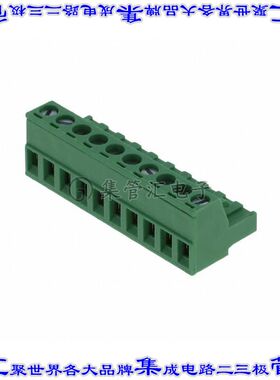 SH10-5,08 端子块连接器10POS插头母插口5.08mm绿色自由悬挂