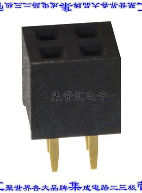 NPPN022AFCN-RC 针座连接器4POS插座2排2mm母形插口通孔直针镀金