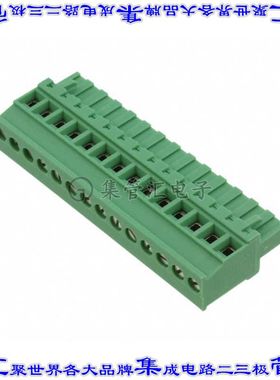 1792139 端子块连接器14POS插头母插口5mm绿色自由悬挂