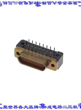 MDM-25SCBR-L61-F222 连接器25POS插座母插口2排D-TYPE型面板安装