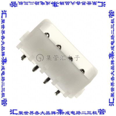 350424-1 针座连接器4POS接头5.08mm公形插针通孔直针锡