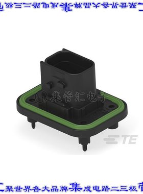 1-2378182-1 针座连接器6POS接头2排6mm公形插针通孔银