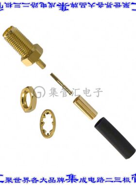 132119 同轴连接器SMA插孔母形插口焊接50欧姆面板安装