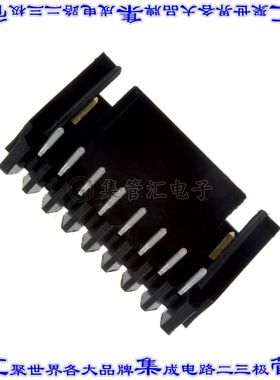 5-103361-6 针座连接器8POS接头2.54mm公形插针通孔直角镀金
