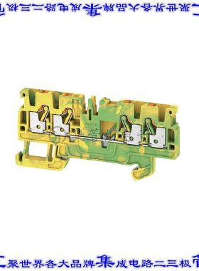 1521540000 端子块连接器4POS接地地面5.1mm绿色黄色12-28AWG