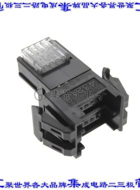 37C04-2206-0P0 FL 矩形连接器8POS插口2排2mm母插口黑色IDC面板