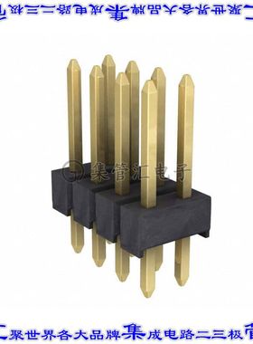 M20-9970445 针座连接器8POS可切割2排2.54mm公形插针通孔直针镀