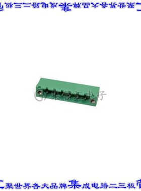 395355006 0395355006端子块连接器6POS接头公引脚带罩5.08mm绿色