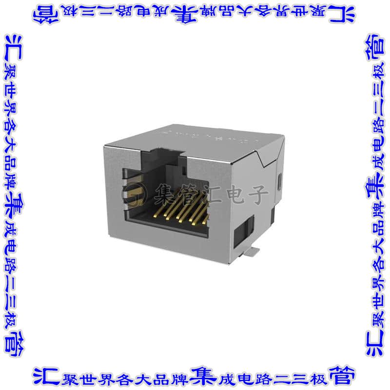 RJE3C1886401 接插件连接器8P8C, RA, CAT6A, SMT, SHIELD WIT
