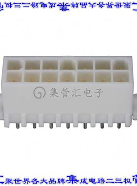 794067-2 针座连接器14POS接头2排4.14mm公形插针通孔直针镀金